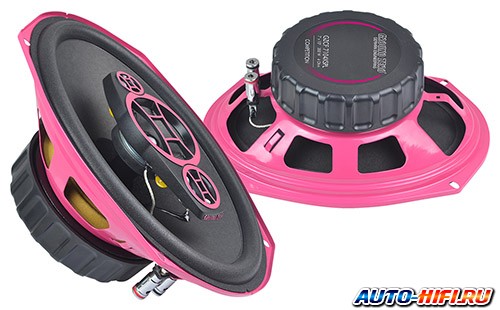 4-полосная коаксиальная акустика Ground Zero GZCF 7104XSPL Pink Edition